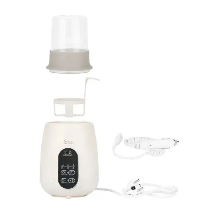 Комплектация Babymoov NutriSmart+: крышка, корзина, адаптер