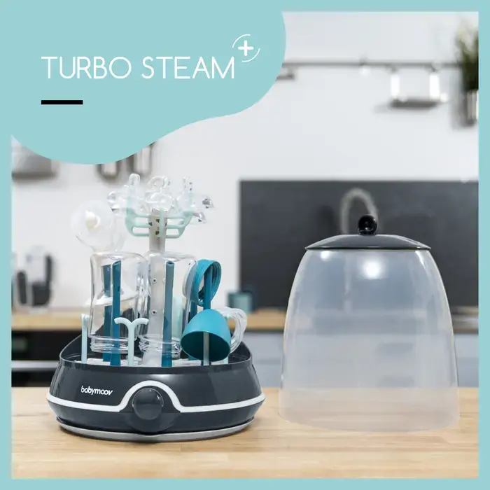 Уход за Babymoov Turbo Steam(+): детали можно мыть в посудомоечной машине