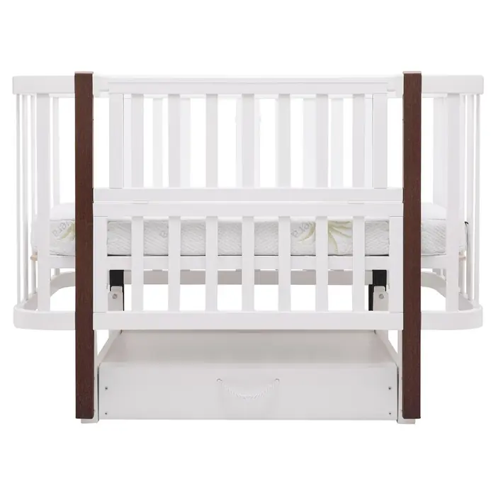 Babyroom Місяць LU-3 — ортопедичне дно на ламелях, матрац у ліжечку