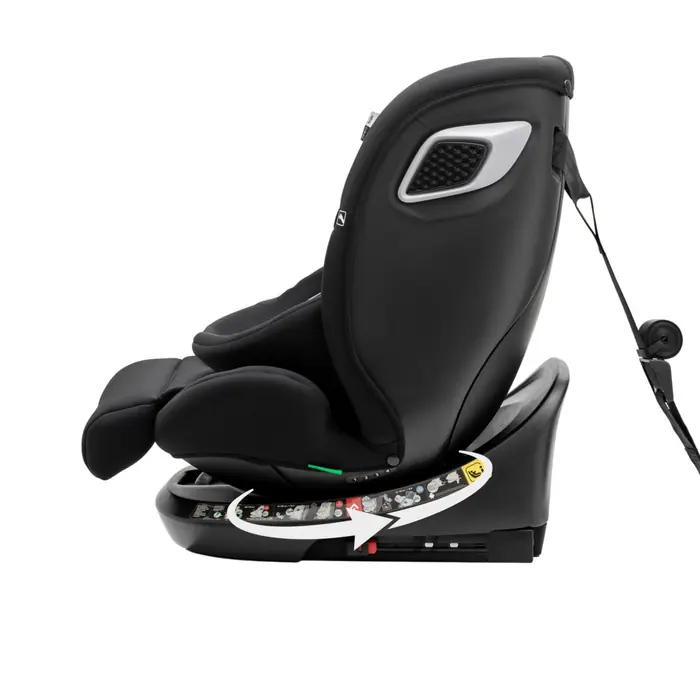 Поворотная база ISOFIX 360°, Bair Oreo 360 i-Size - детское автокресло (0 - 12 лет / 40 - 150 см) с функцией поворота 360, крепление ISOFIX и Top Tether • Black-Green (BO-05)