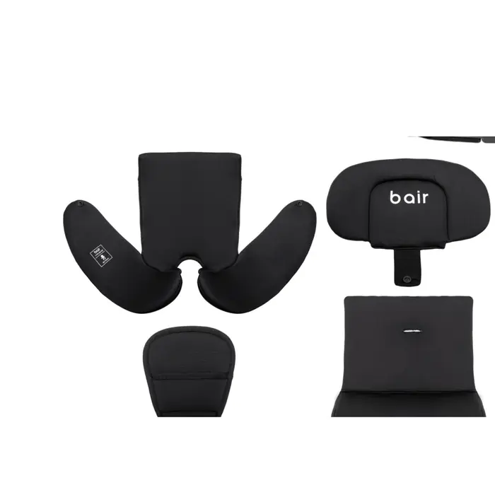 Анатомические вкладыши, Bair Oreo 360 i-Size - детское автокресло (0 - 12 лет / 40 - 150 см) с функцией поворота 360, крепление ISOFIX и Top Tether • Black-Green (BO-05)