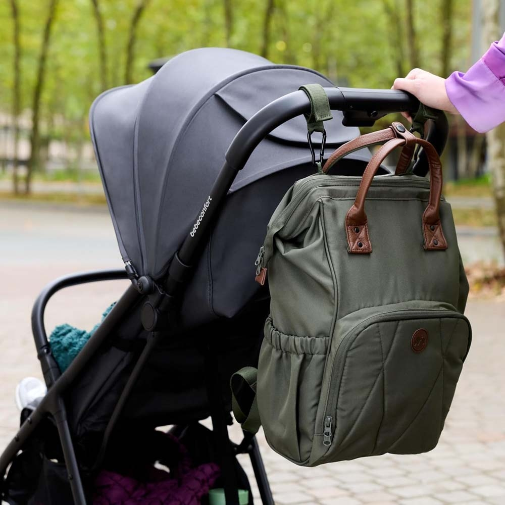 Рюкзак Bebe Confort Changing Backpack, закріплений на колясці