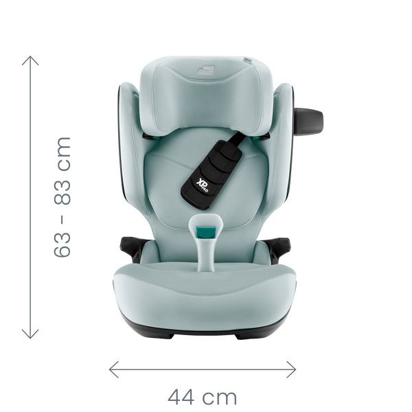 Размеры автокресла Britax Romer Kidfix Pro - вид сбоку
