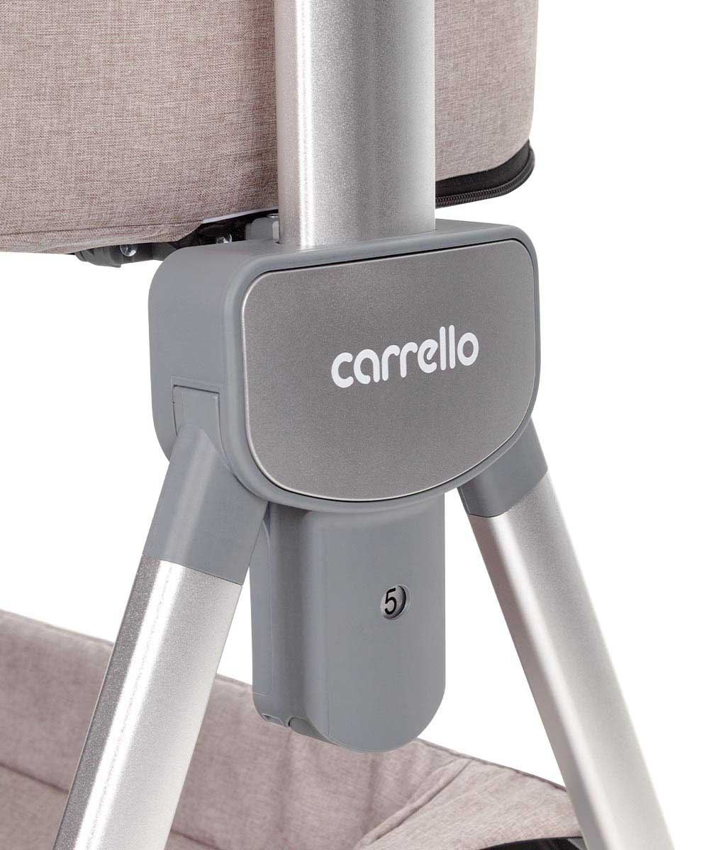 Шарнир ножек кроватки Carrello Aria 2 в 1 с логотипом Carrello