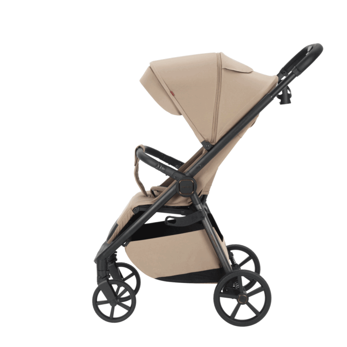 Складывание прогулочной коляски Carrello Bravo Carbon одной рукой