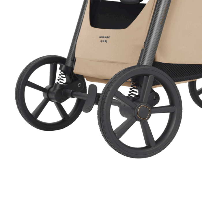 Мягкая амортизация прогулочной коляски Carrello Bravo Carbon