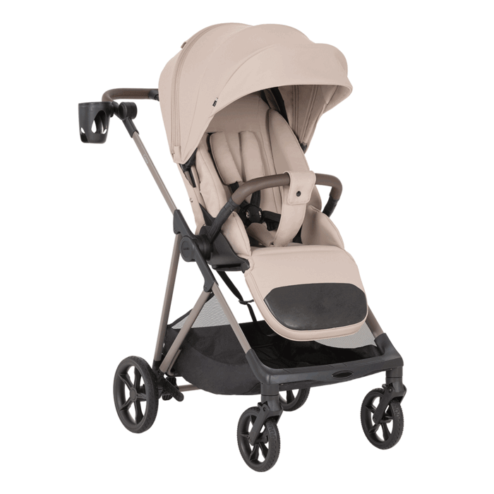 Капюшон регулируется по высоте, Carrello Costa CRL-5543 - прогулочная коляска с реверсивным сиденьем • Vanilla Beige