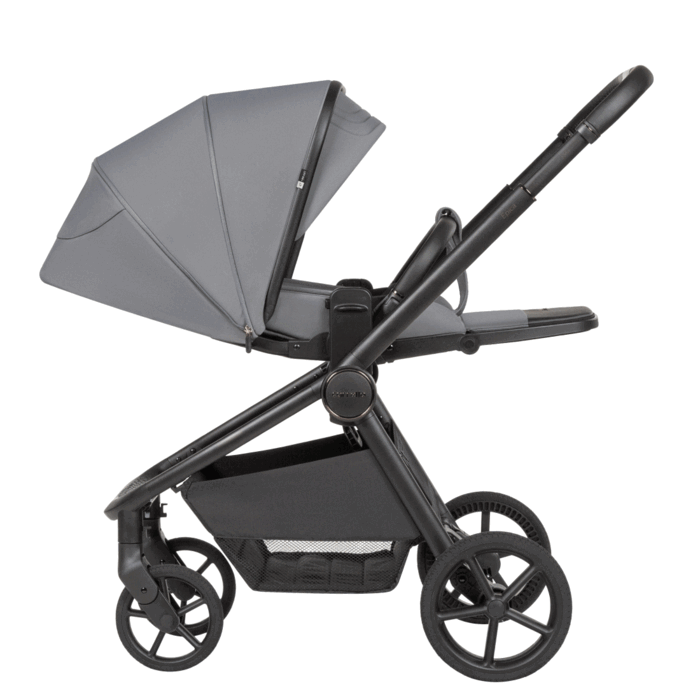 Реверсивный прогулочный блок, Carrello Epica 2026 CRL-8510 - детская коляска 2 в 1, универсальная коляска, реверсивный прогулочный блок, большие резиновые колеса, сумка для пеленания • Space Grey