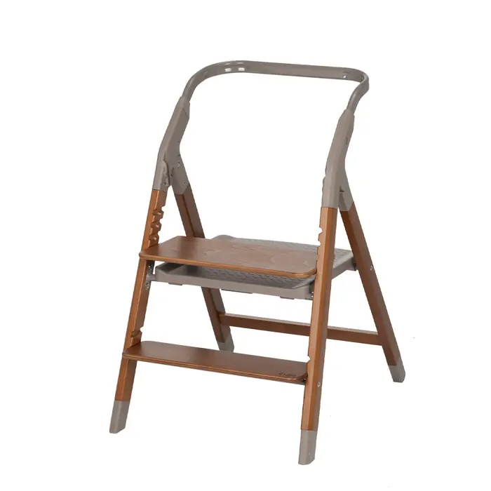 Обычный стул, Carrello Ergo CRL-16701 - стульчик для кормления, шезлонг для новорожденного, обучающая башня до 75 кг, детский стульчик (дуга с мягкими игрушками, регулируемая подножка) • Sugar Beige