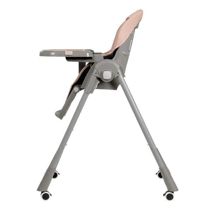 В шезлонг для отдыха, Carrello Junior CRL-1412 - стульчик для кормления на колесиках • Beige