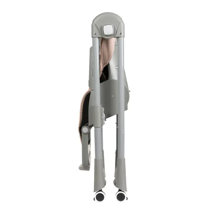 Складывание стульчика, Carrello Junior CRL-1412 - стульчик для кормления на колесиках • Beige