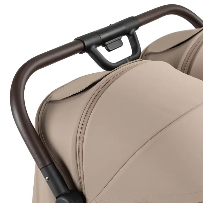 Батьківська ручка, Carrello Link CRL-6533 - прогулянковий візок для двійні з автоматичним складанням • Cliff Grey