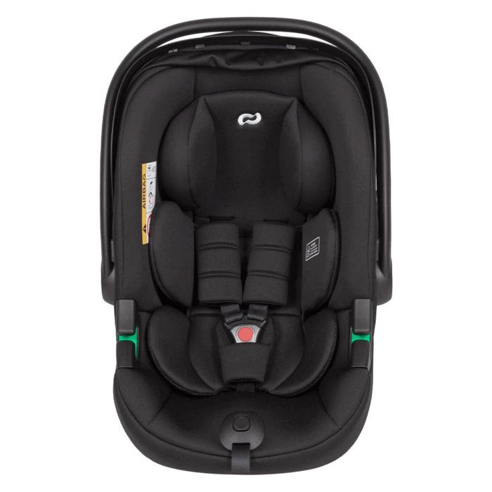 Комфорт и безопасность малыша, Carrello Nova CRL-16101/3 - автокресло для новорожденного i-Size с поворотной базой ISOFIX, автолюлька (0 - 15 месяцев / 40 - 87 см) • Black Line