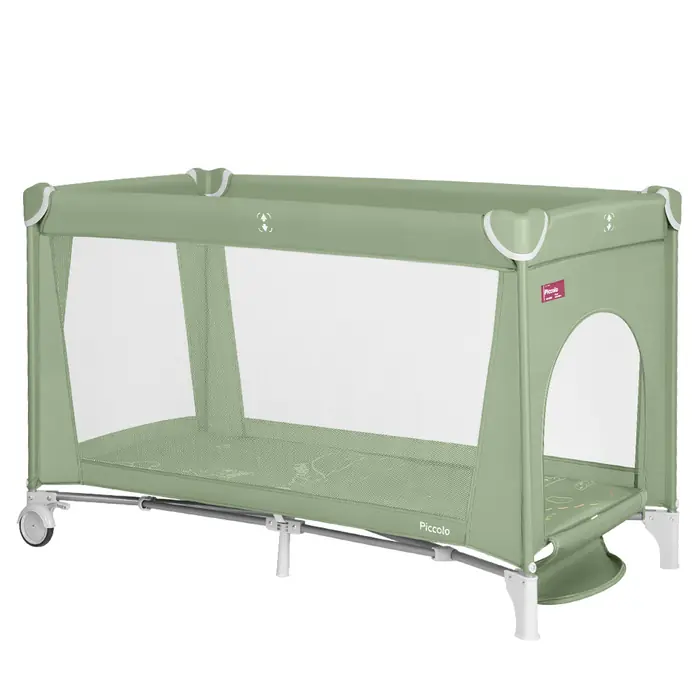 Манеж с боковым лазом, Carrello Piccolo CRL-18101 - детский манеж с боковым лазом на молнии • Ash Grey