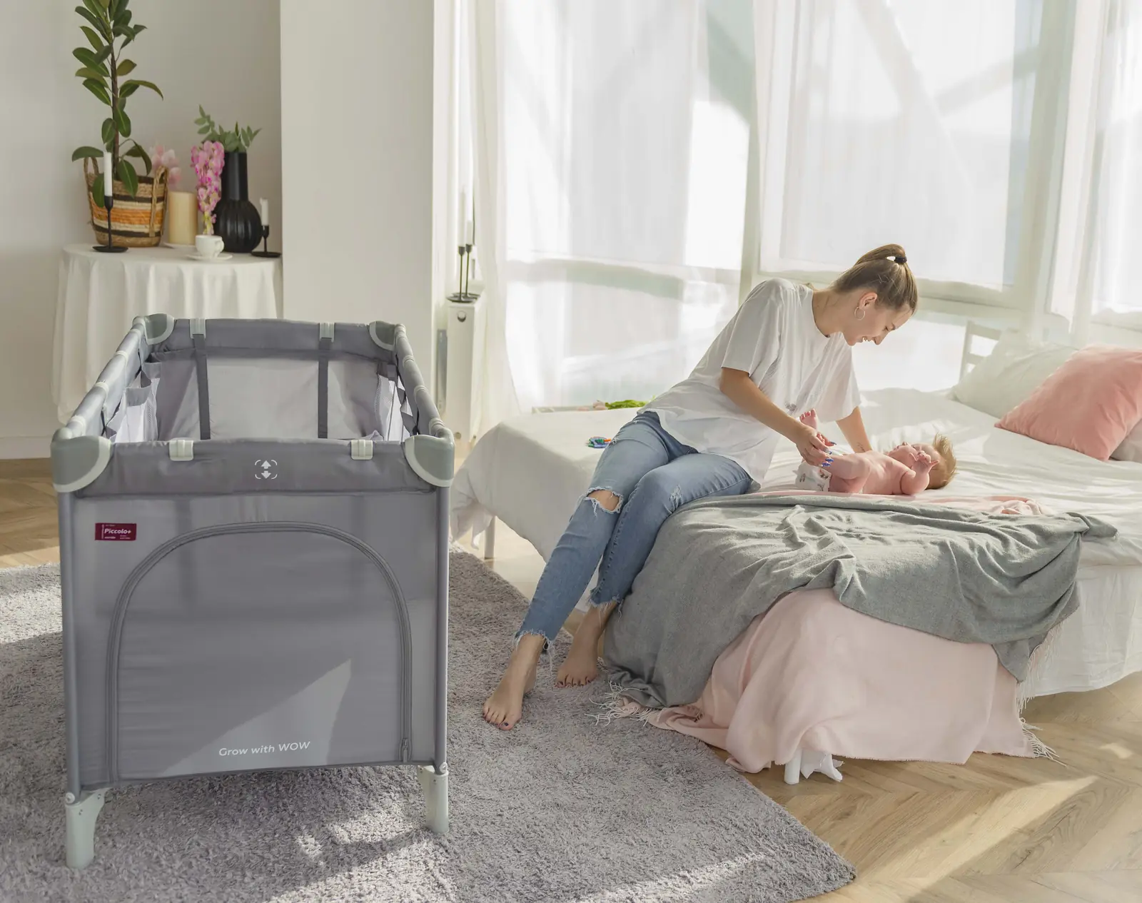 Двухъярусный детский манеж Carrello Piccolo Plus CRL-18102