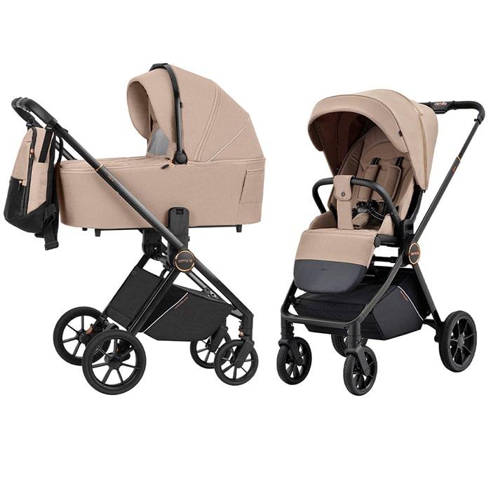 Carrello Ultra легкая детская коляска 2в1 с компактным складыванием, всесезонная