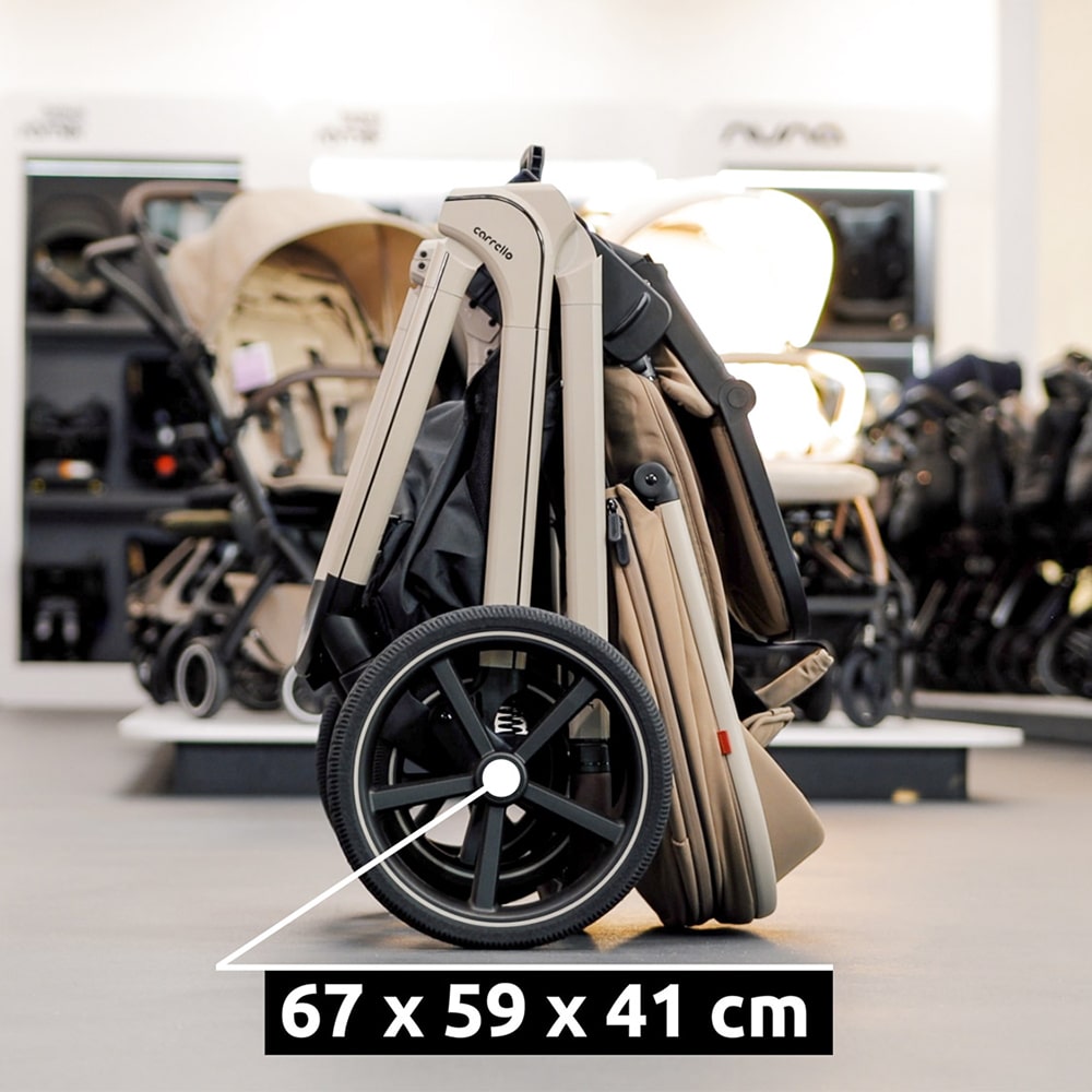 Carrello Vector CRL-6552 легка дитяча коляска 2в1 з регулюванням висоти люльки та прогулянкового сидіння
