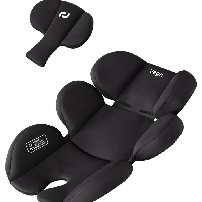 Мягкий вкладыш, Carrello Vega CRL-14101/3AY - раскладное автокресло для младенца с поворотной базой ISOFIX, автолюлька (0 - 15 месяцев / 40 - 87 см) • Absolute Black