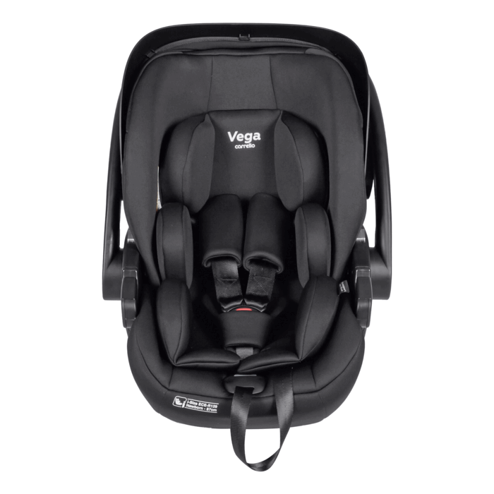 Эргономичный вкладыш для малышей, Carrello Vega CRL-14101AY - раскладное автокресло для младенца i-Size, автолюлька (0 - 15 месяцев / 40 - 87 см) • Absolute Black