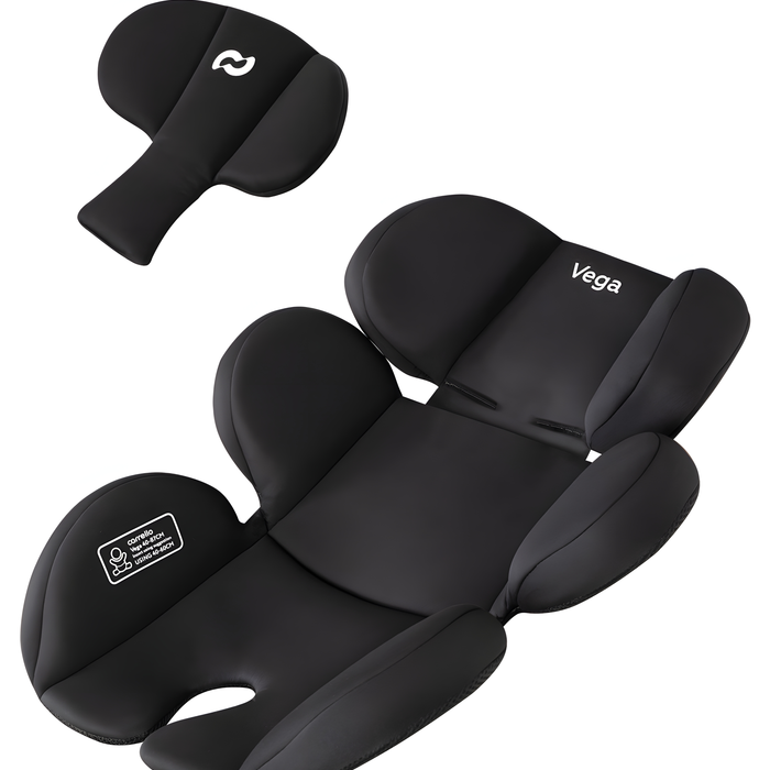Мягкий вкладыш, Carrello Vega CRL-14101AY - раскладное автокресло для младенца i-Size, автолюлька (0 - 15 месяцев / 40 - 87 см) • Absolute Black