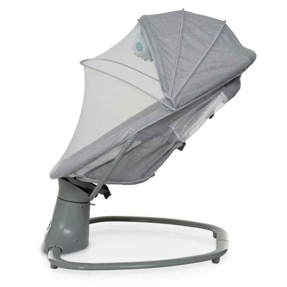 Mastela Deluxe Multi-Functional Bassinet 3 in 1 с откинутой спинкой, вид сбоку