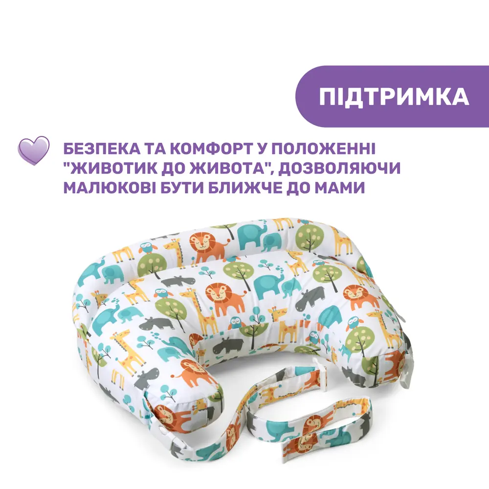 Подушка для кормления Chicco Boppy Deluxe с повышенным бортиком