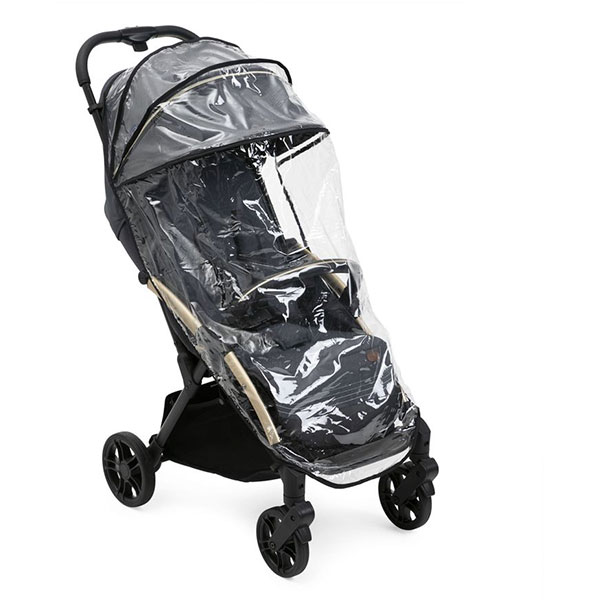 Коляска Chicco Goody XPlus під прозорим дощовиком з комплекту