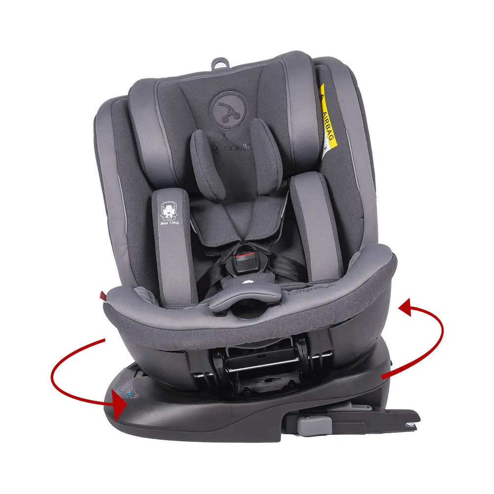 Автокресло Coletto Logos Isofix поворачивается на 360 градусов