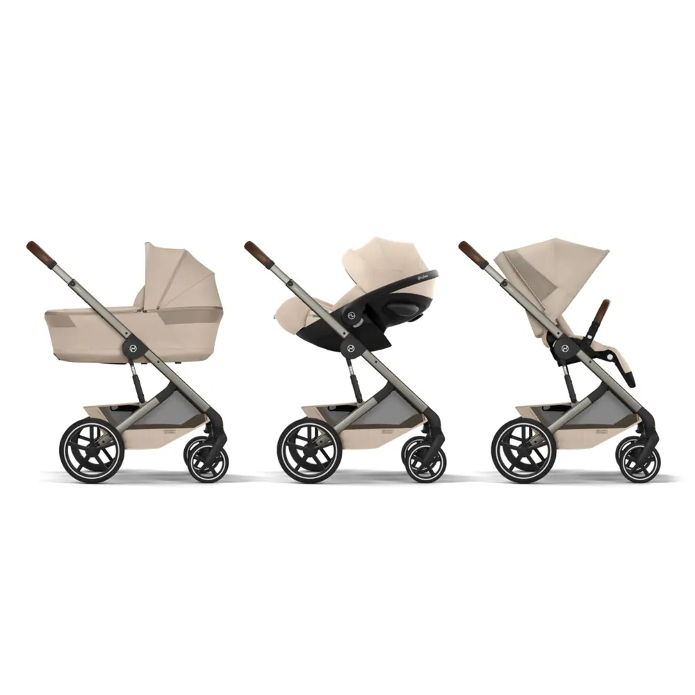 Детская коляска 2в1 Cybex Balios S Lux 2026 со складной люлькой - Система для путешествий