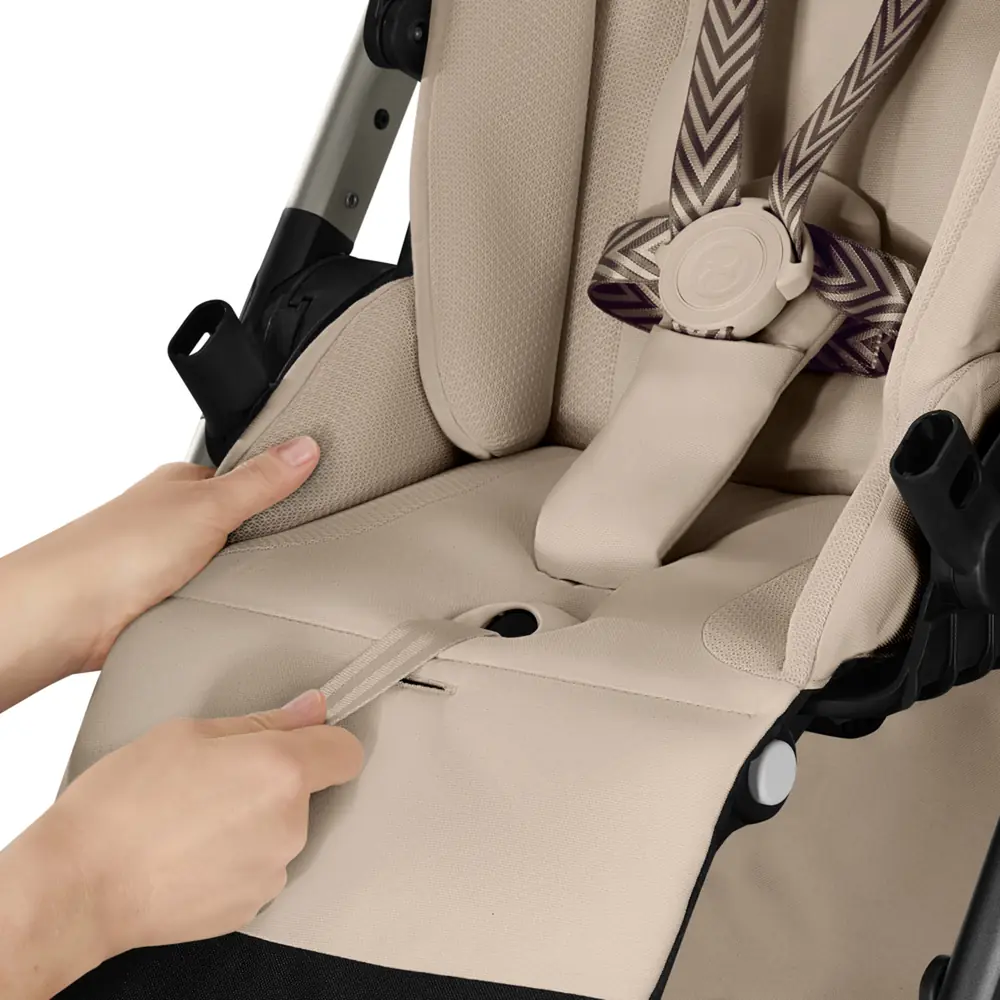 Детская коляска 2в1 Cybex Balios S Lux 2026 со складной люлькой - Ремни с регулировкой одним движением