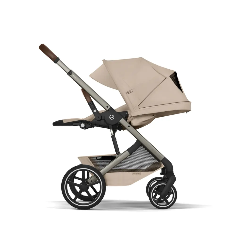 Детская коляска 2в1 Cybex Balios S Lux 2026 со складной люлькой - Эргономичное положение лежа