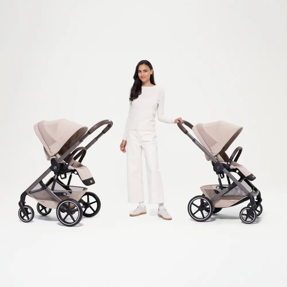 Детская коляска 2в1 Cybex Balios S Lux 2026 со складной люлькой - Реверсивный прогулочный блок
