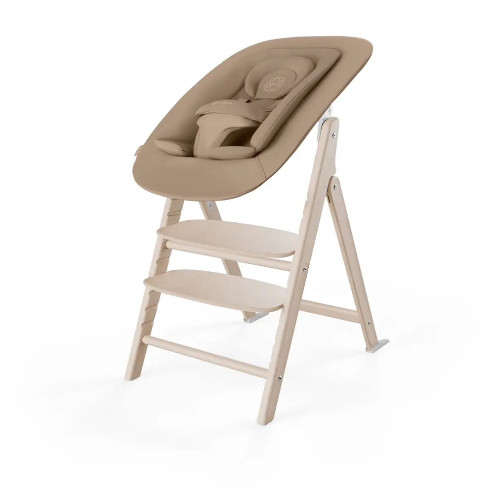 Шезлонг Gold Bouncer Nest на стуле Cybex Click & Fold