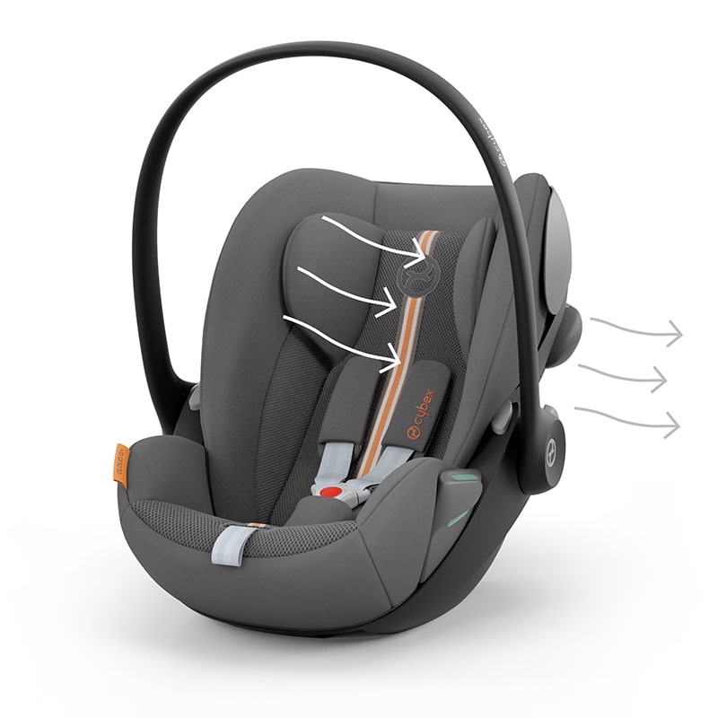 Cybex Cloud G i-Size автокресло для новорожденного, раскладное, легкое, автолюлька 40 - 87 см