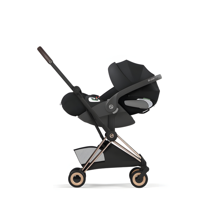 Автокрісло для немовляти, Cybex Coya 2026 Comfort Collection - ультракомпактний прогулянковий візок преміум для подорожей (від народження до 4 років / до 22 кг) • Sepia Black / Matt Black