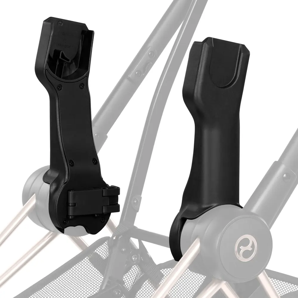 Адаптеры Cybex Coya, установленные на раму коляски