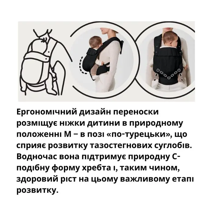 Эргономичный дизайн, Cybex Coya Carrier Bouclé