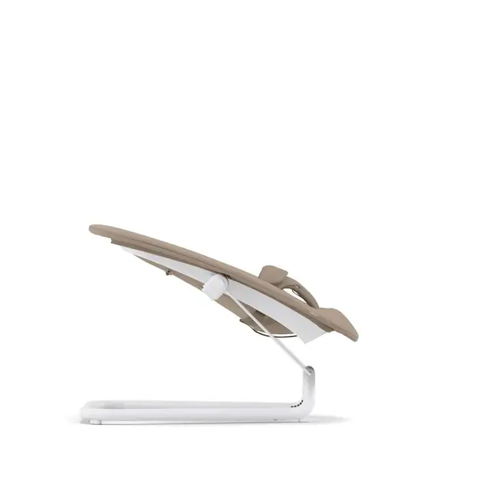 Регулируемая спинка, Cybex Lemo Bouncer - шезлонг для младенца со стойкой • Sand White