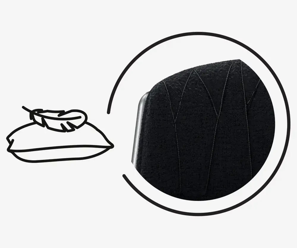 Накладки Cybex Lemo Platinum Child Cushion: фактура м'якої оббивки