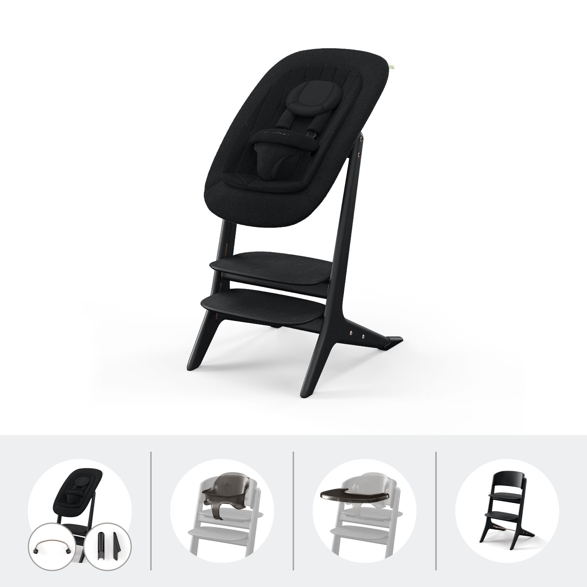 стульчик для кормления 4в1 от рождения Cybex Lemo Platinum Wood фото