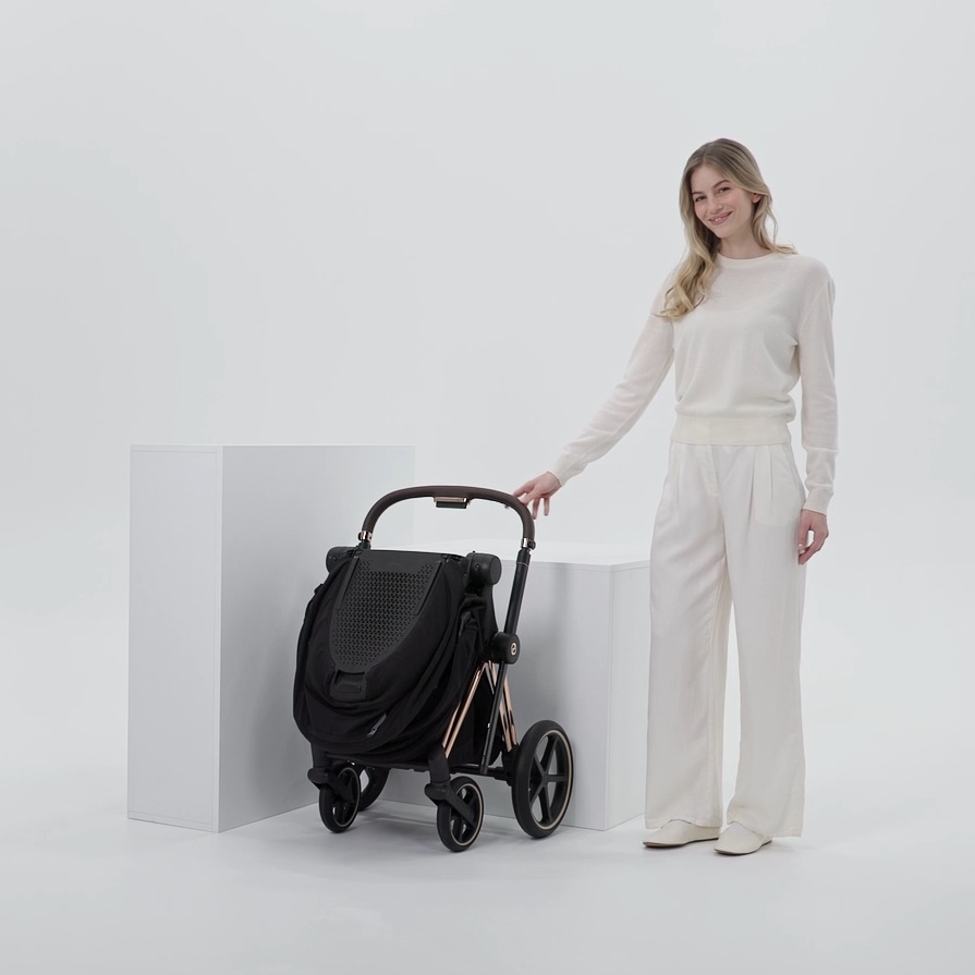 Преміальний дитячий візок Cybex Priam Комплект 2в1 з функцією складання разом із люлькою
