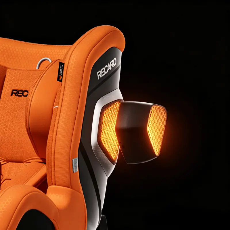 Автокрісло Recaro Toron 1 KID: адаптивний боковий захист