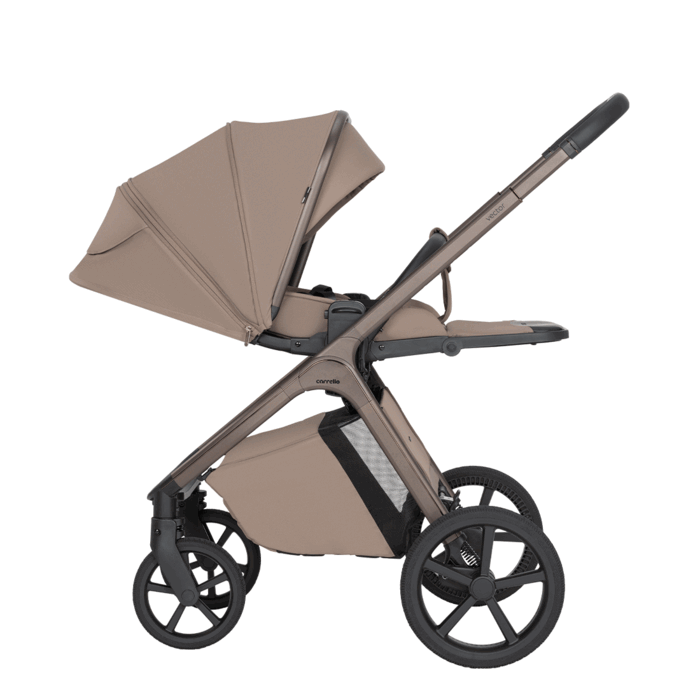 Складання прогулянкового блоку, Carrello Vector F CRL-6700 - дитяча коляска 2в1, люлька складається разом із рамою • Ample Grey