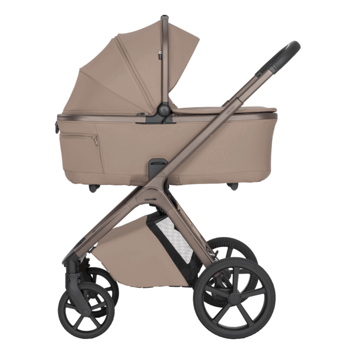 Люлька складається разом із рамою, Carrello Vector F CRL-6700 - дитяча коляска 2в1, люлька складається разом із рамою • Ample Grey