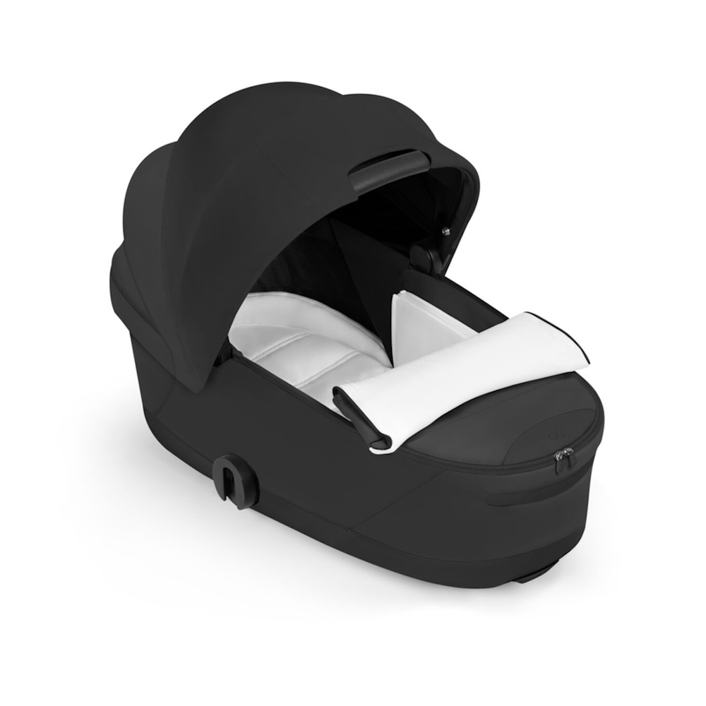 Люлька складывается вместе с шасси Cybex Priam 5.0