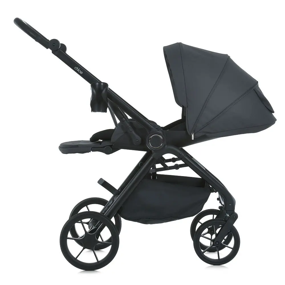 Просторное спальное место, El Camino Chloe ME 1191 - прогулочная коляска с реверсивным блоком, регулируемая родительская ручка • Greige