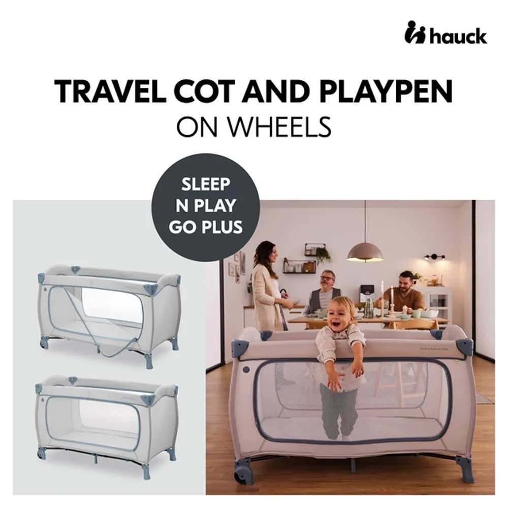 Манеж-кроватка Hauck Sleep N Play Go Plus на колесах