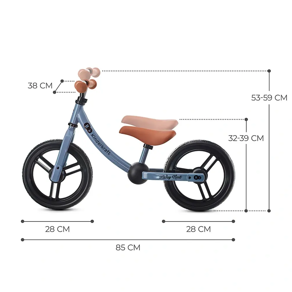 Kinderkraft 2Way Next Off Road - біговел • Candy Mint (KR2WAY25MIN0000)