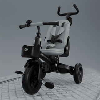 Плавний рух на будь-якій поверхні, Kinderkraft Aveo 2 Plus - триколісний велосипед з великими колесами та можливістю реверсивного ходу (від 9 місяців до 5 років) • Pink (KRAVEO02PNK0000)