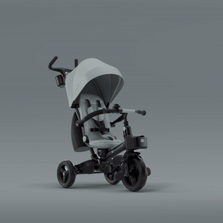 М'яка оббивка із системою Air Flow, Kinderkraft Aveo 2 Plus - триколісний велосипед з великими колесами та можливістю реверсивного ходу (від 9 місяців до 5 років) • Pink (KRAVEO02PNK0000)